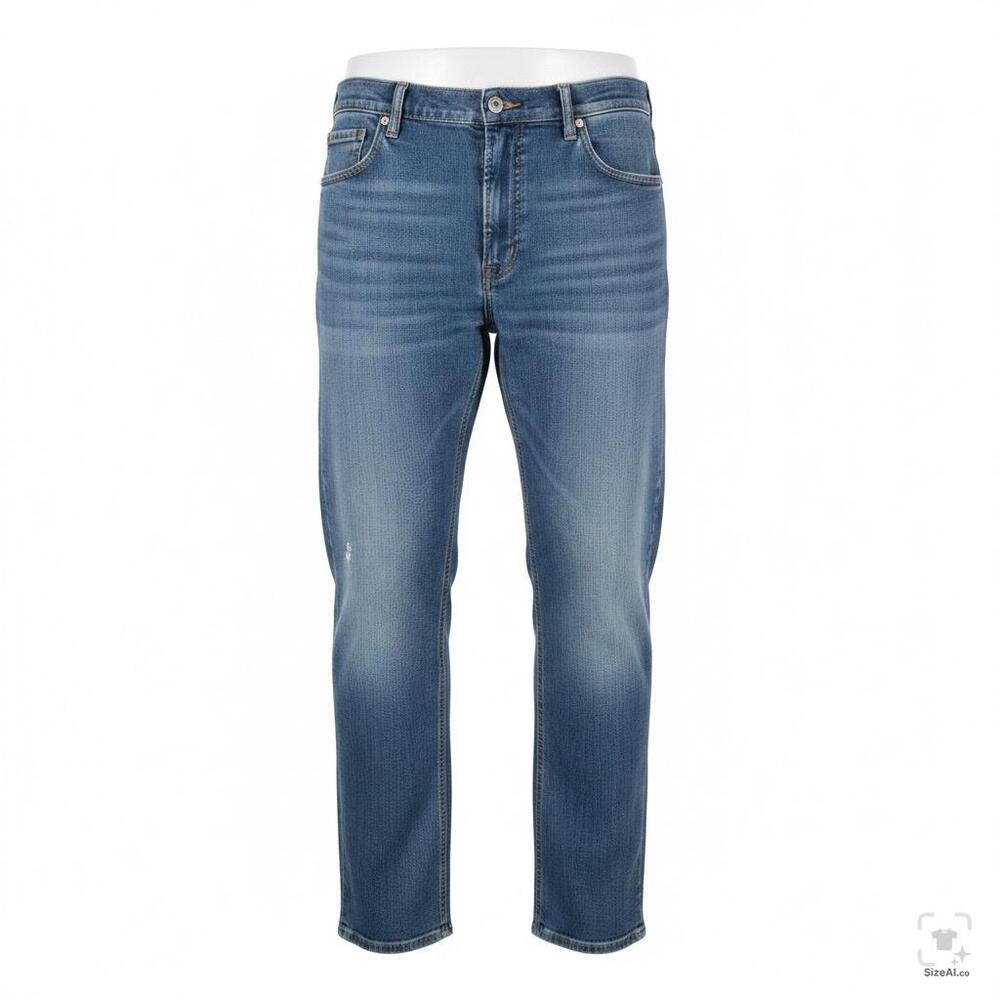 Levis 559 Jeans Mens 44x30 Blue Denim Relaxed Straight Stretch Medium Wash